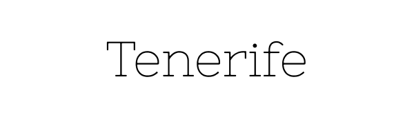 Tenerife text logo
