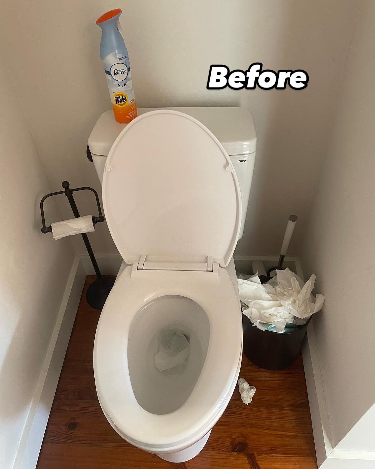 Guest Bath before cleaning