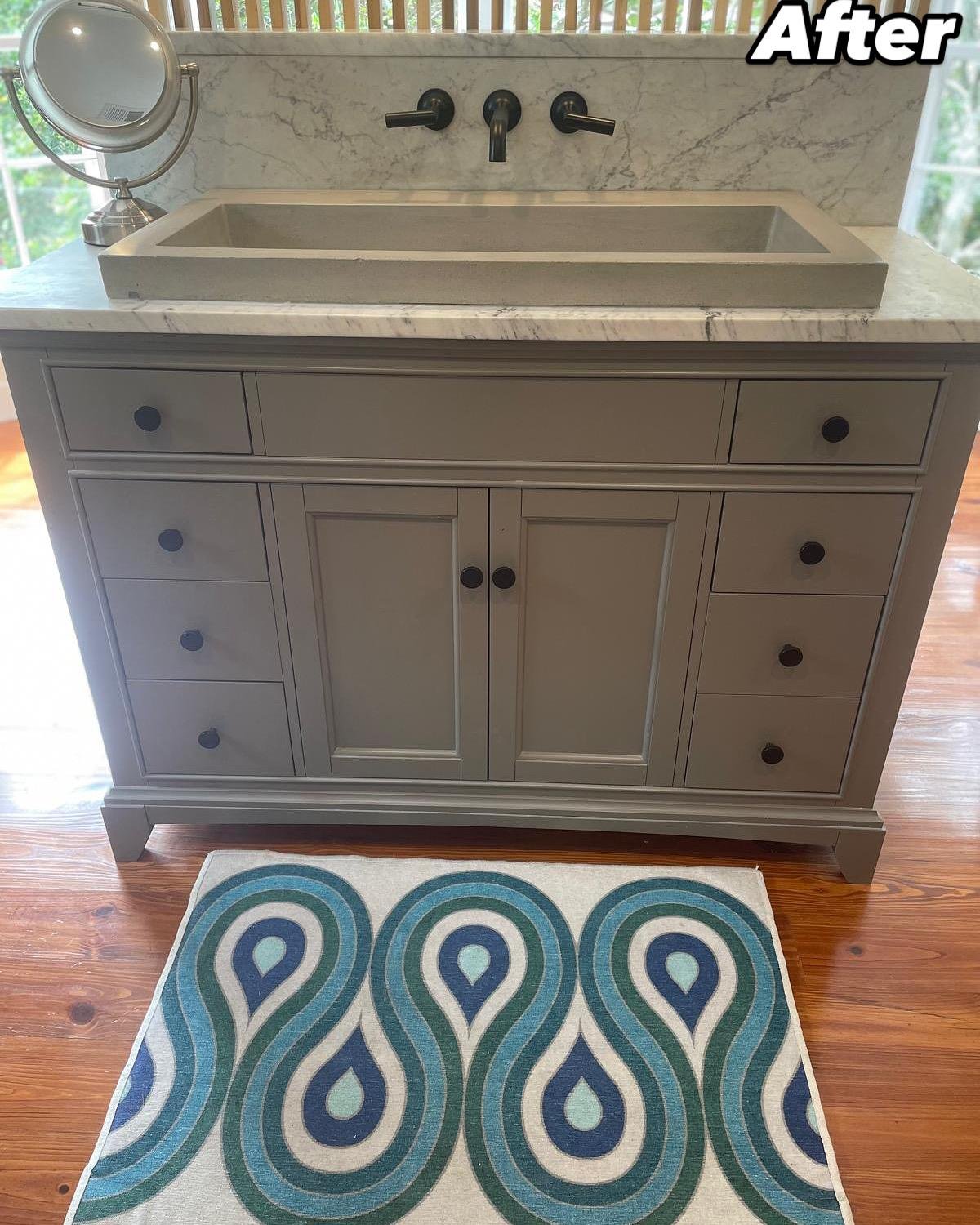 Bathroom Vanity after cleaning by Prestige Cleaning