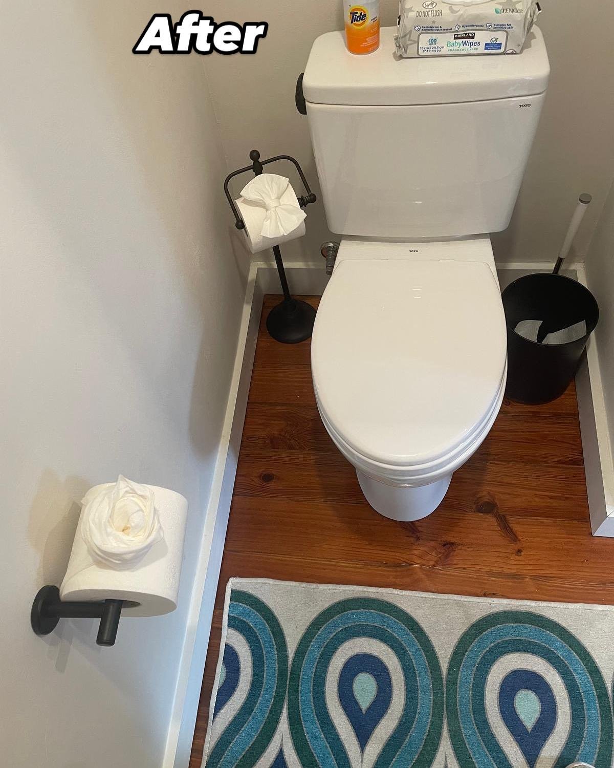 Guest Bath after cleaning by Prestige Cleaning