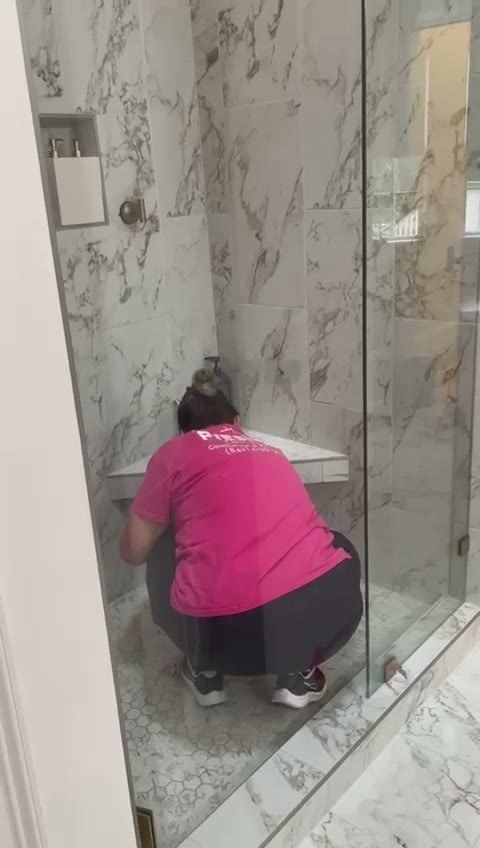 Marble shower detail